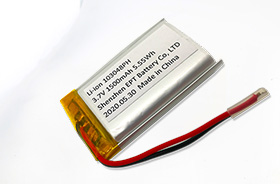 3.7V 103048 1500mAh 眼部按摩仪聚合物锂电池 3.7V 103048 1500mAh 眼部按摩仪聚合物锂电池